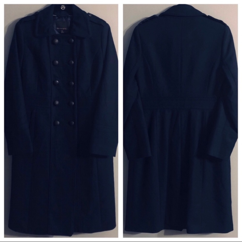 NWT BANANA REPUBLIC | Italian Navy Military Coat - Picture 7 of 7